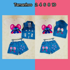 CONJUNTO TRIO STITCH JEANS I