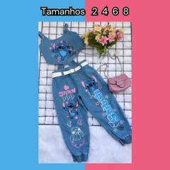 CONJUNTO STITCH JEANS DE CALÇAI