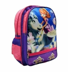 MOCHILA LUXO GRANDE DE COSTAS MENINA PERSONAGENS - Atacado Infantil Mundo K