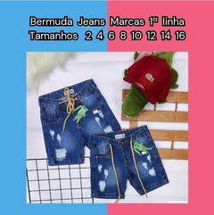 BERMUDA JEANS LUXO MARCAS II