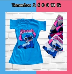 VESTIDO CAMISETÃO STITCH I