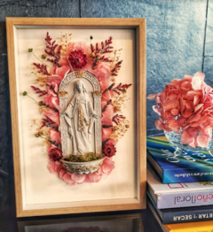 Cuadro con Virgen de la Milagrosa (32cm x 22cm)