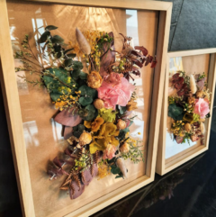 Duo de Cuadros Decorativos Dried Flowers (40x30cm) / (30x21cm) - comprar online