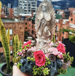 Imagen de La Virgen de Guadalupe (18cmx15cm)