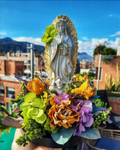 Imagen de La Virgen de Guadalupe (20cmx18cm)