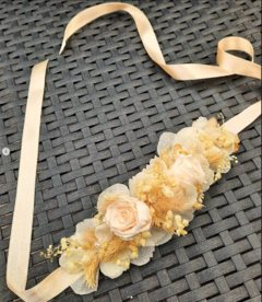 Pulsera de Flores Novia/Dama de Honor/Prom con Mini Rosas Preservadas - comprar online