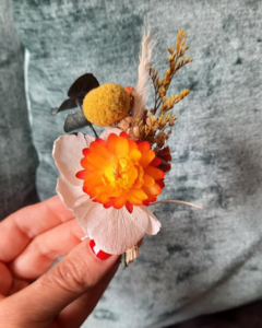 Bouquet para Novia Orange Preservados. en internet