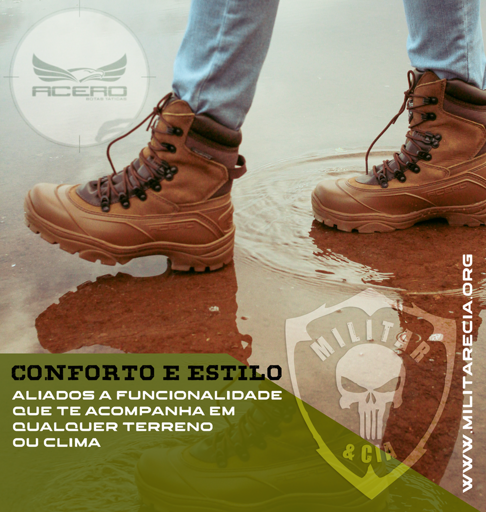 Bota militar acero tiger pró desert 2025
