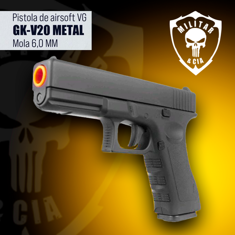 Pistola Glock G19 Gen.5 Cal. 9mm 15 Tiros na Pesca & Cia Armas