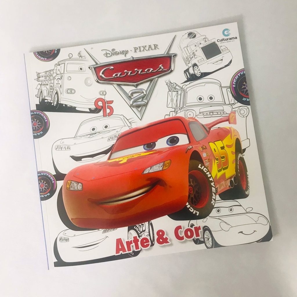 Livro de Colorir Carros Disney Pixar