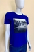 camiseta Canal azul royal - TAM PP - Katdress Brechó e moda sustentável