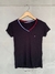 Camiseta gola V Tommy Hilfiger- TAM M