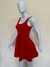 Vestido H&M vermelho - TAM M - Katdress Brechó e moda sustentável