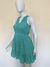 Vestido Siberian verde detalhe lease - TAM P na internet