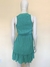 Vestido Siberian verde detalhe lease - TAM P - loja online