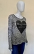 Blusa linha BlueSteel coração - TAM M - loja online