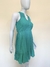 Vestido Siberian verde detalhe lease - TAM P na internet