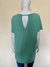 Blusa Mania Brasil verde gatinho poas - TAM GG - Katdress Brechó e moda sustentável