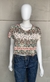 Cropped Forever21 mix de estampa - TAM M