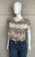 Cropped Forever21 mix de estampa - TAM M