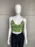 Cropped mix de estampas verde - TAM P