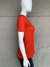 Blusa Zara gola V vermelha - TAM P - loja online