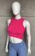 Cropped pink tricot - TAM M - loja online