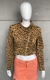 Jaqueta jeans animal print - TAM M