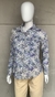 Camisa floral azul - TAM P