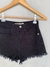 Short Pool Jeans preto - TAM 34 - loja online