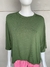 Blusa oversized verde - TAM GG - Katdress Brechó e moda sustentável