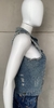 Colete jeans Moça Bonita aplicações e destroyed - TAM M - loja online
