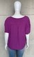 Camisa amarração roxa - TAM GG - loja online