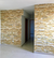 Papel de Parede Pedras Canjiquinha Estilo 3D Design Moderno Para Decorar Quarto Sala e Ambientes
