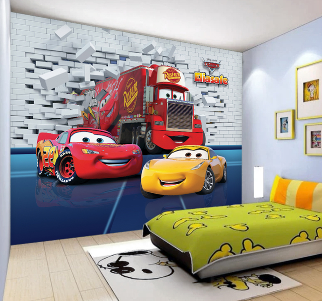 Papel de Parede Quarto Infantil Menino Carros de Corrida