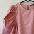 Blusa La Chocolê rosa claro manga longa princesa punho lastex - loja online