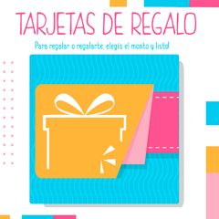 GIFT CARD - TARJETA DE REGALO - - comprar online