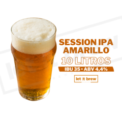 KIT DE INSUMOS SESSION IPA AMARILLO • 10 LITROS