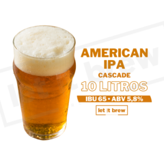 KIT DE INSUMOS AMERICAN IPA CASCADE • 10 LITROS