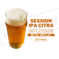 KIT DE INSUMOS SESSION IPA CITRA • 20 LITROS