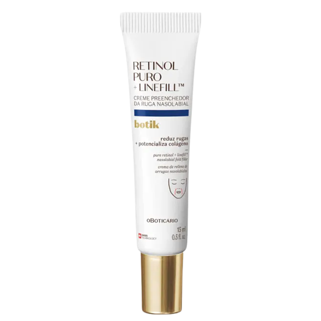 Creme Preenchedor da Ruga Nasolabial Botik Retinol Puro + Linefill