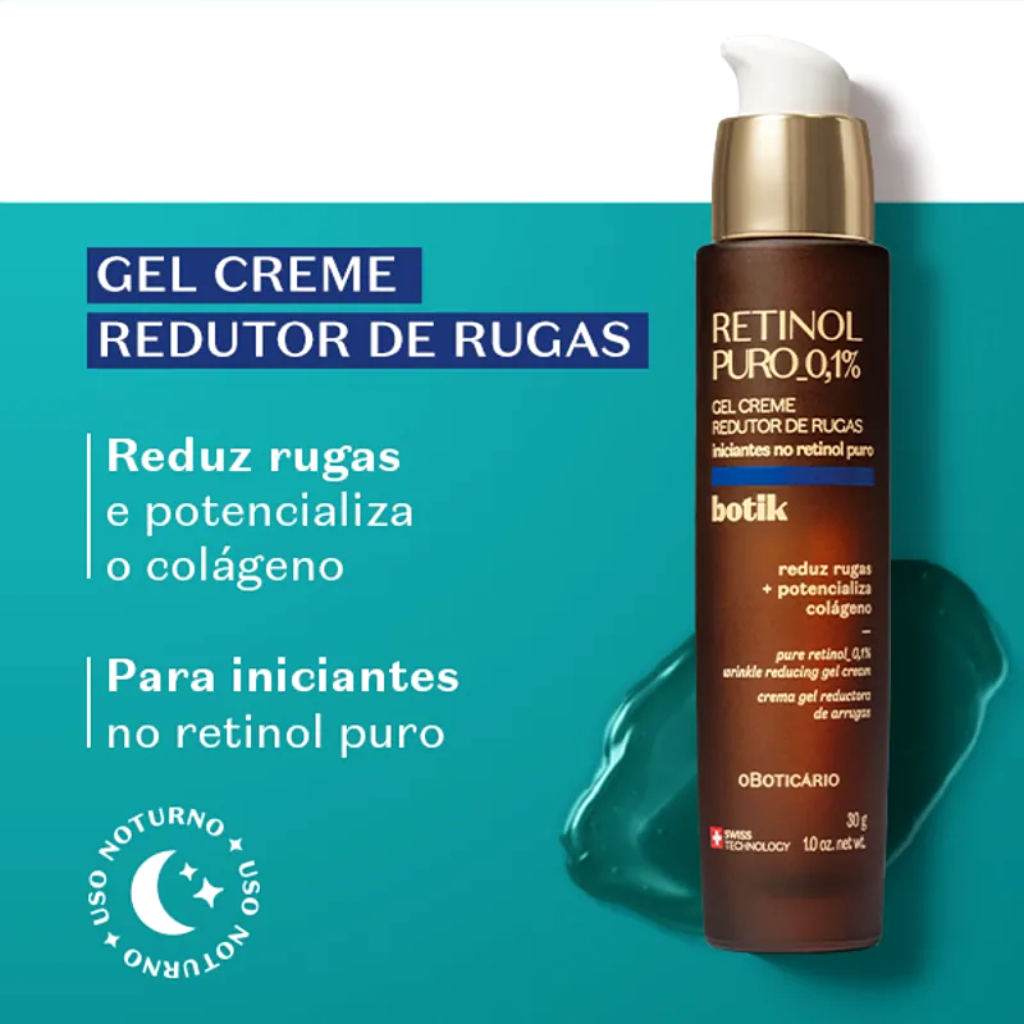 Creme Preenchedor da Ruga Nasolabial Botik Retinol Puro + Linefill