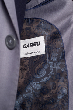 Terno Cinza Slim Fit Texturado - Garbo - Loja Online de Moda Masculina