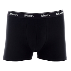 Cueca Boxer em Algodão e Elastano Mash Preto