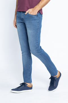 Calça Jeans Elastano Skinny Azul - comprar online