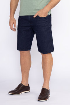 Bermuda Jeans VILEJACK Elastano Marinho - comprar online