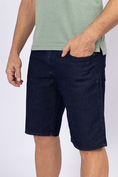 Bermuda Jeans VILEJACK Elastano Marinho