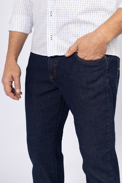 Calça Jeans VILEJACK Elastano Comfort Marinho na internet