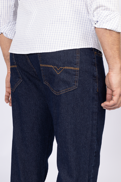 Calça Jeans VILEJACK Elastano Comfort Marinho - Garbo - Loja Online de Moda Masculina