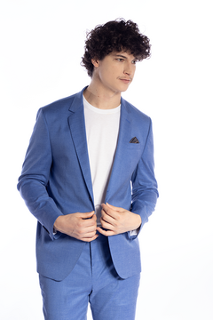 TERNO SLIM FIT AZUL CLARO - comprar online